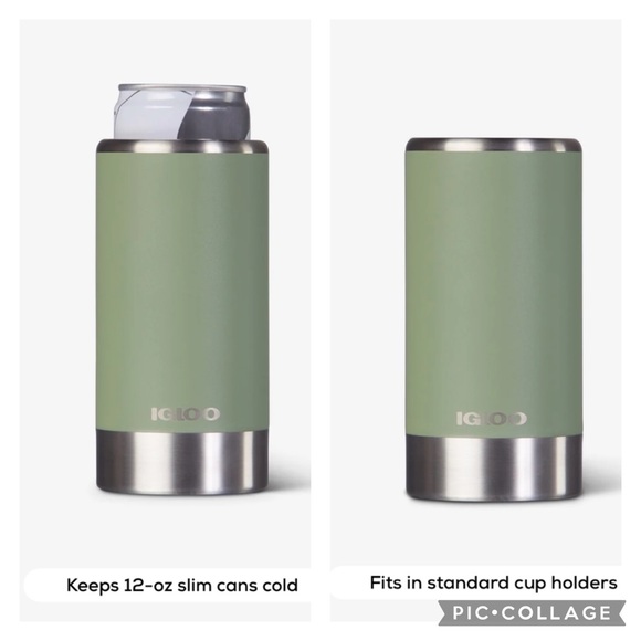 IGLOO 12 OZ Stainless Steel Slim Coolmate - Picture 2 of 8